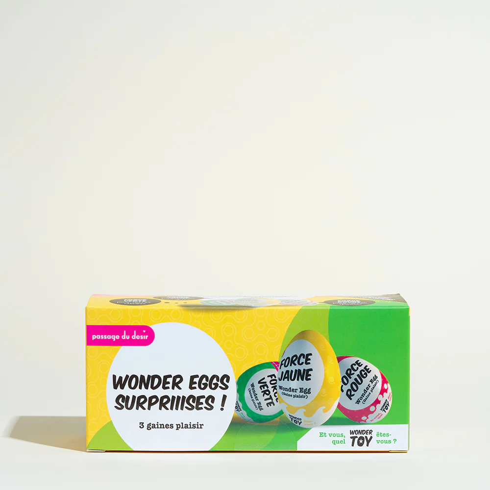 Boîte de 3 Œufs de masturbation surprise Wonder Eggs - Image 5