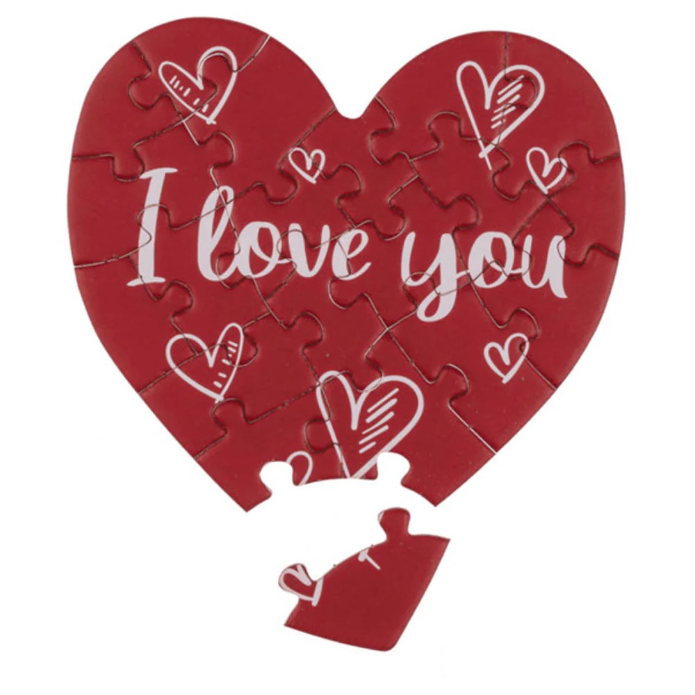 Carte Puzzle Coeur St Valentin - Image 2