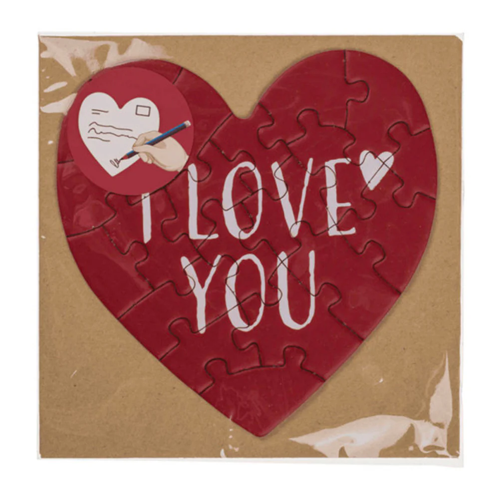 Carte Puzzle Coeur St Valentin - Image 4