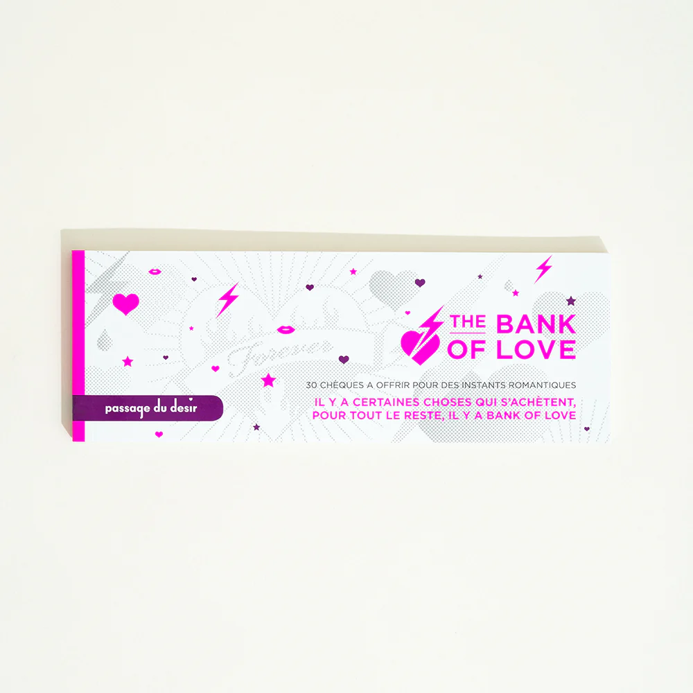 Chéquier Bank of Love Passage du Désir