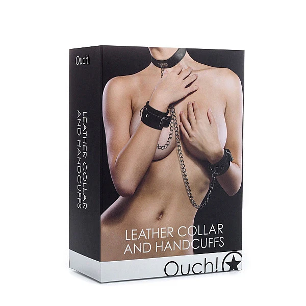 Collier et menottes Ouch ! - Image 2
