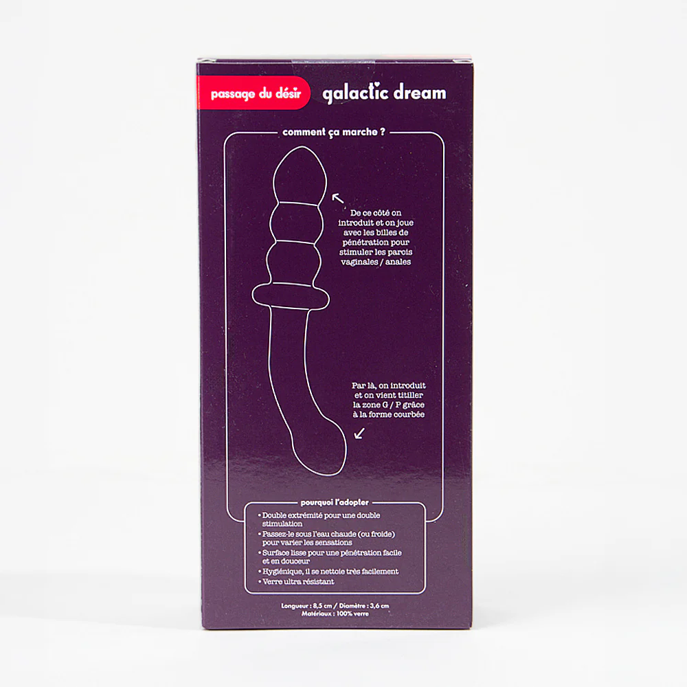 Dildo en verre Galactic Dream Passage du Désir - Image 6