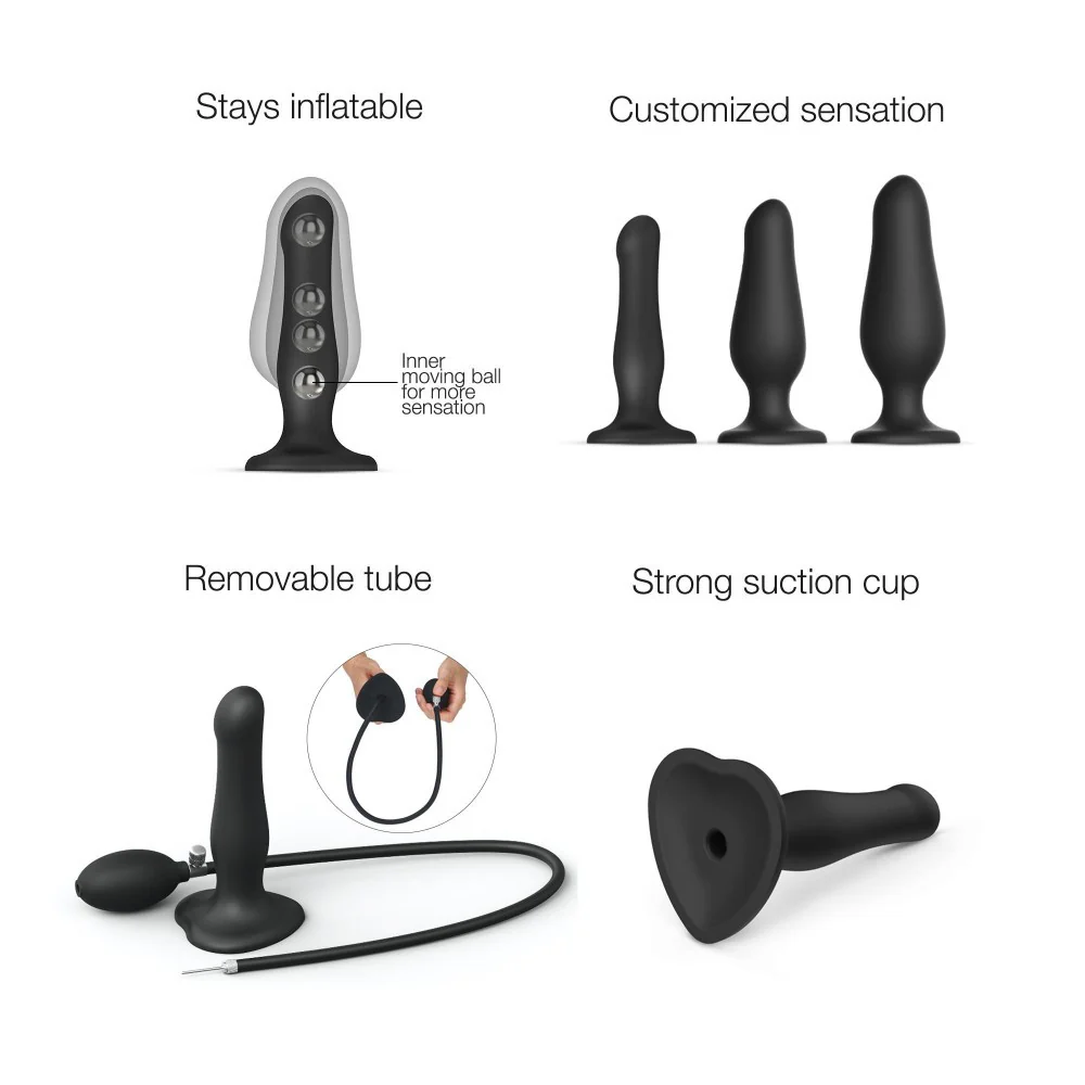 Dildo-Plug gonflable Strap-on-Me - Image 7