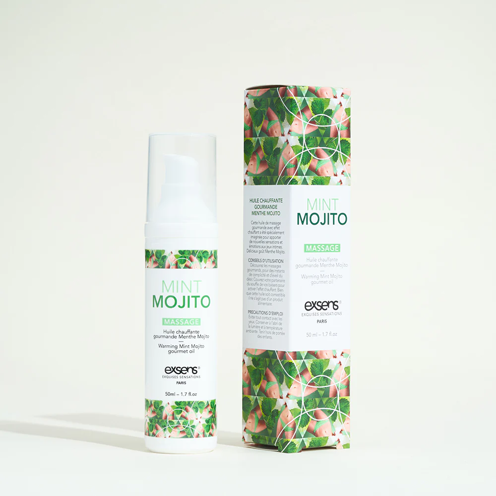Huile de massage comestible et chauffante Exsens - Image 10