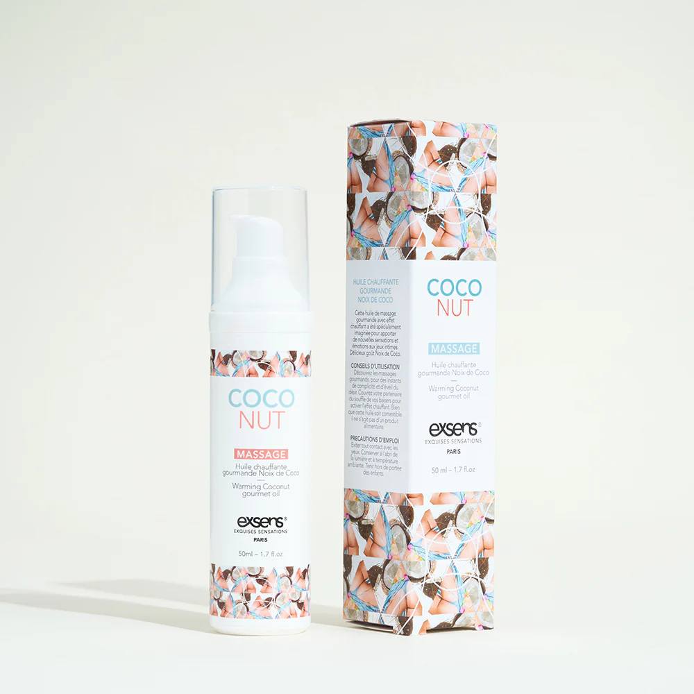 Huile de massage comestible et chauffante Exsens - Image 18