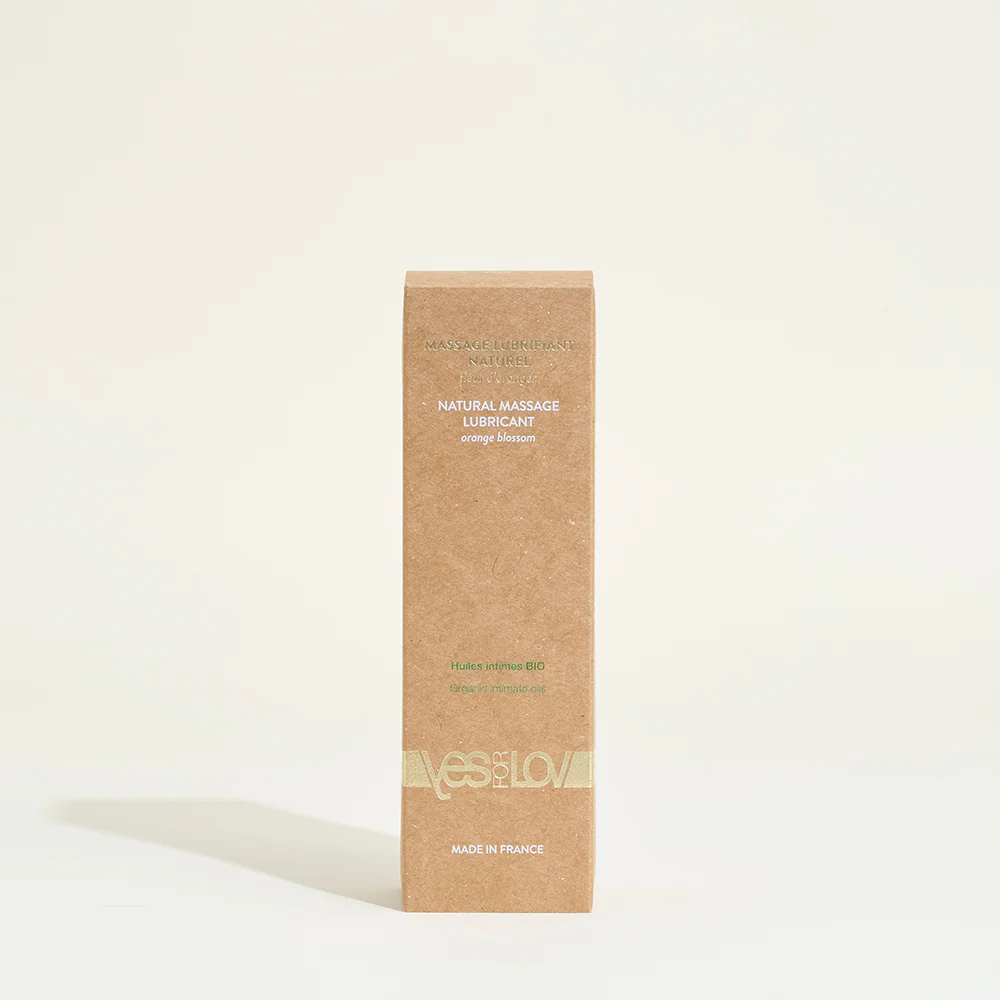 Massage lubrifiant naturel fleur d’oranger YESforLOV - Image 6