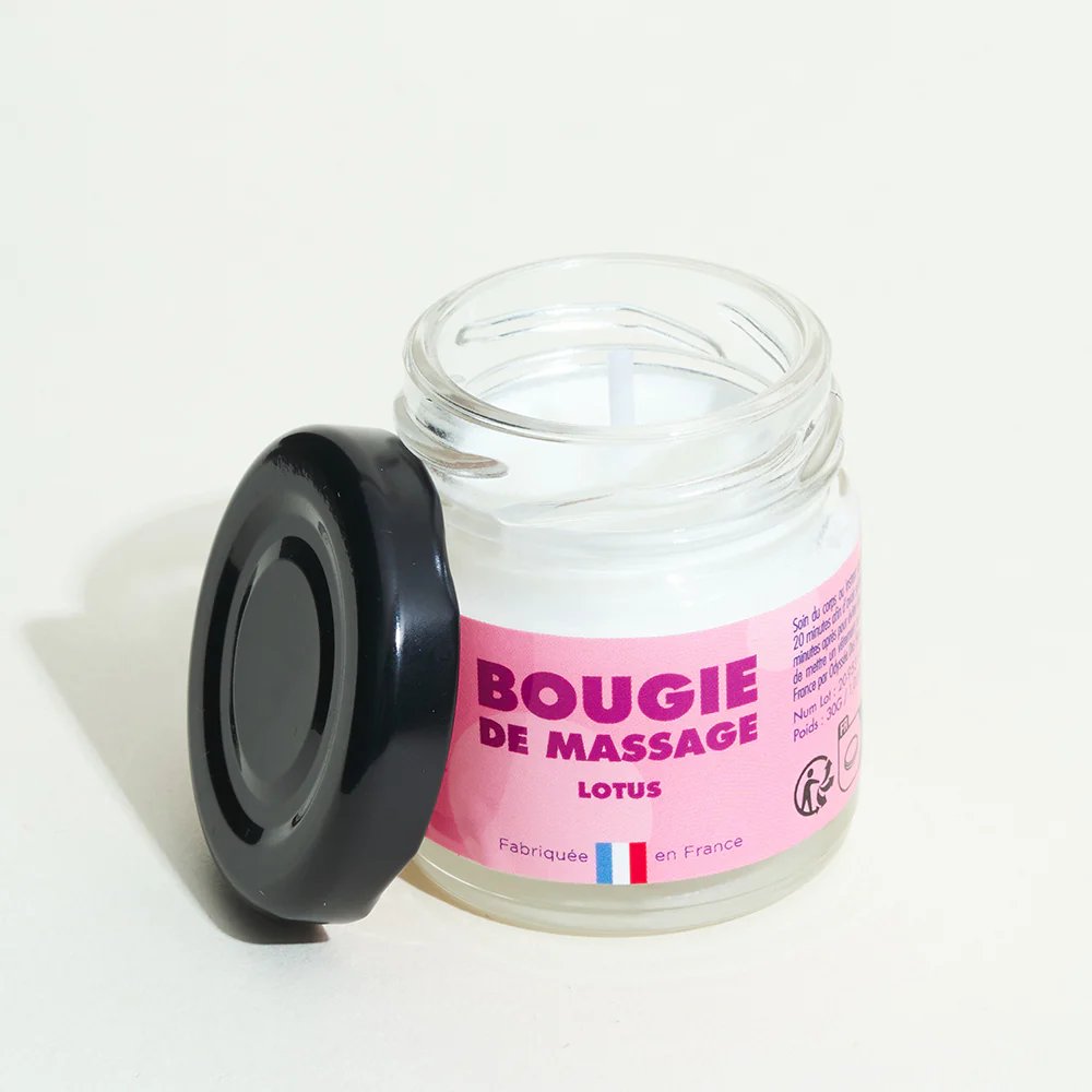 Mini bougie de massage
