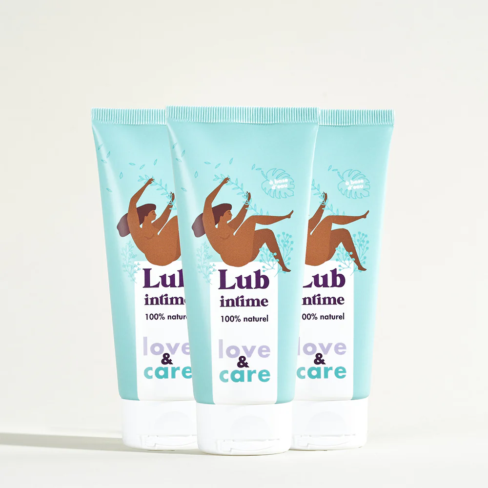 Pack lubrifiant naturel + 25 ml offert Love&Care