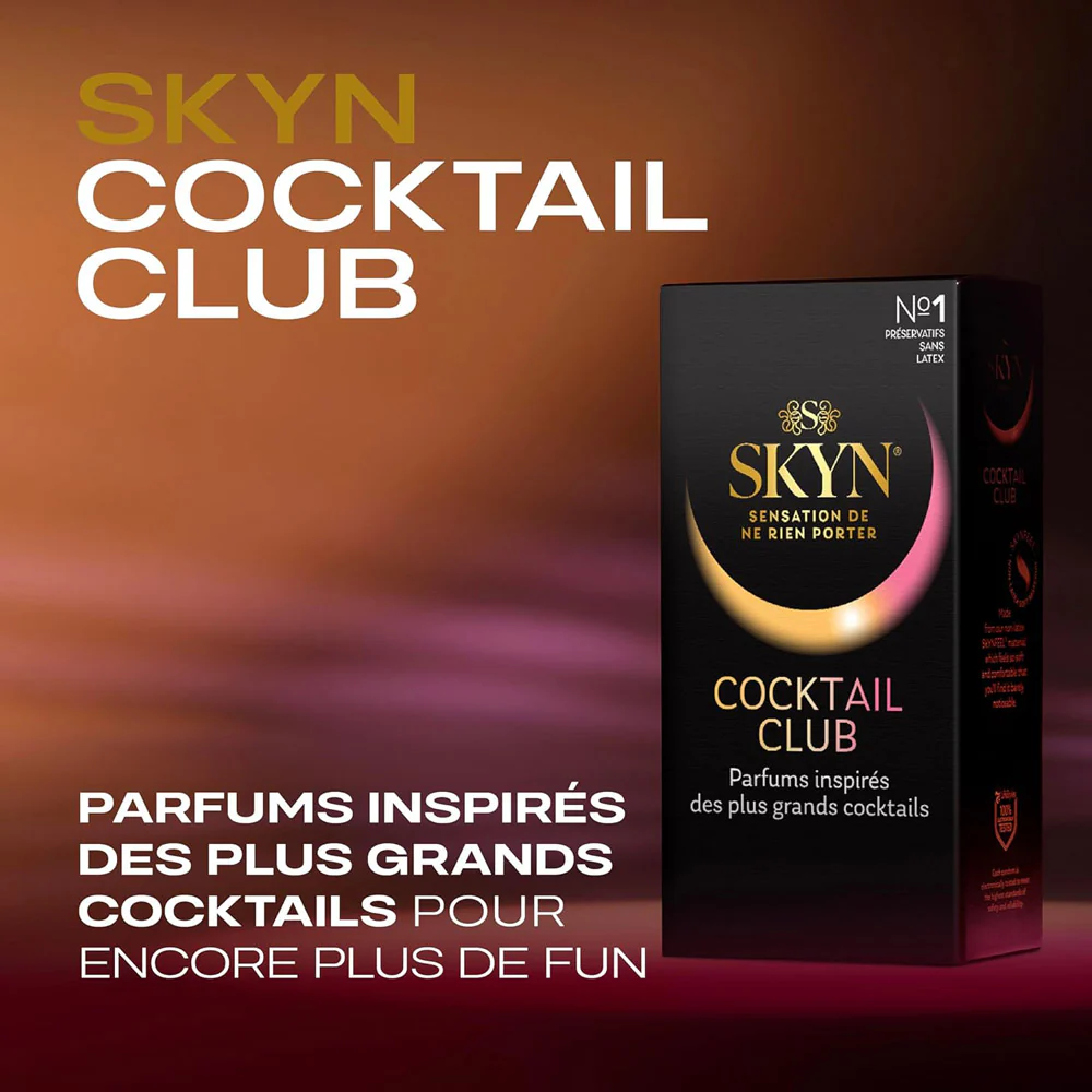 Préservatifs sans latex aromatisés Skyn Cocktail Club - Image 2