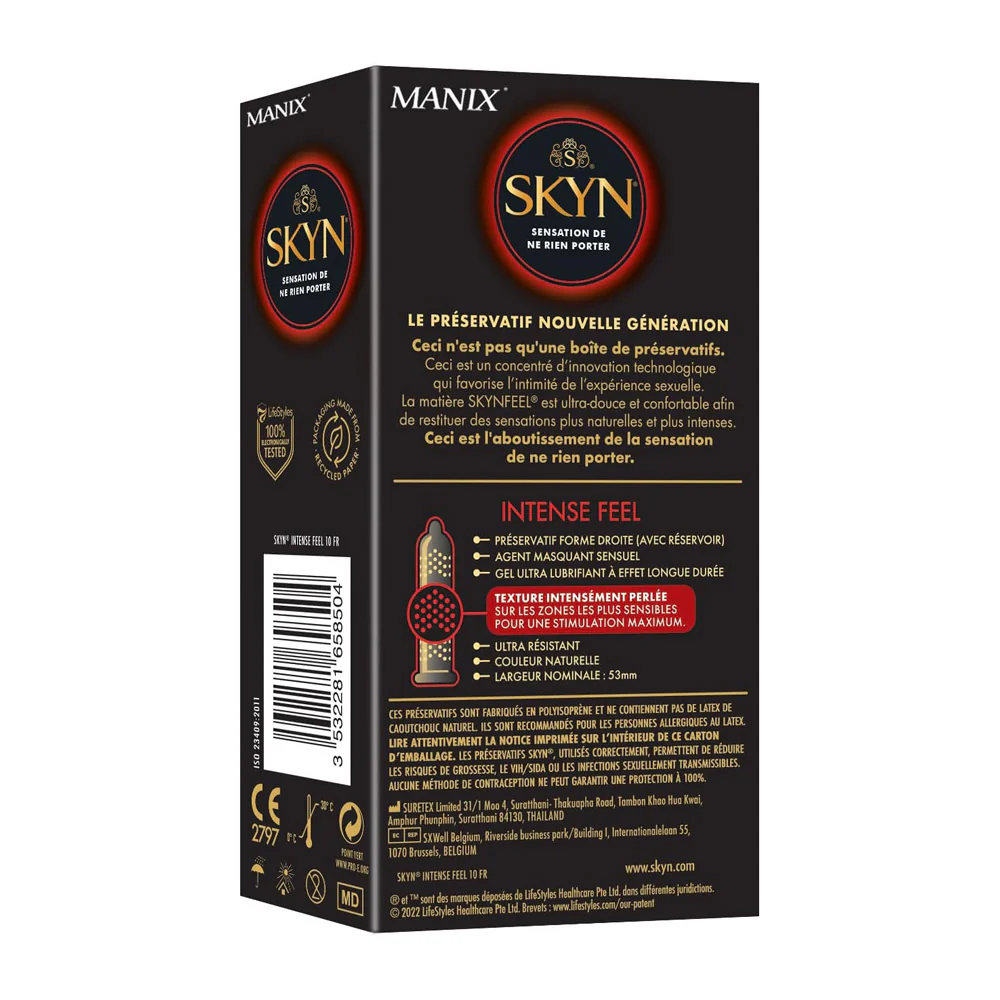 Préservatifs sans latex texturés Skyn Intense Feel - Image 2