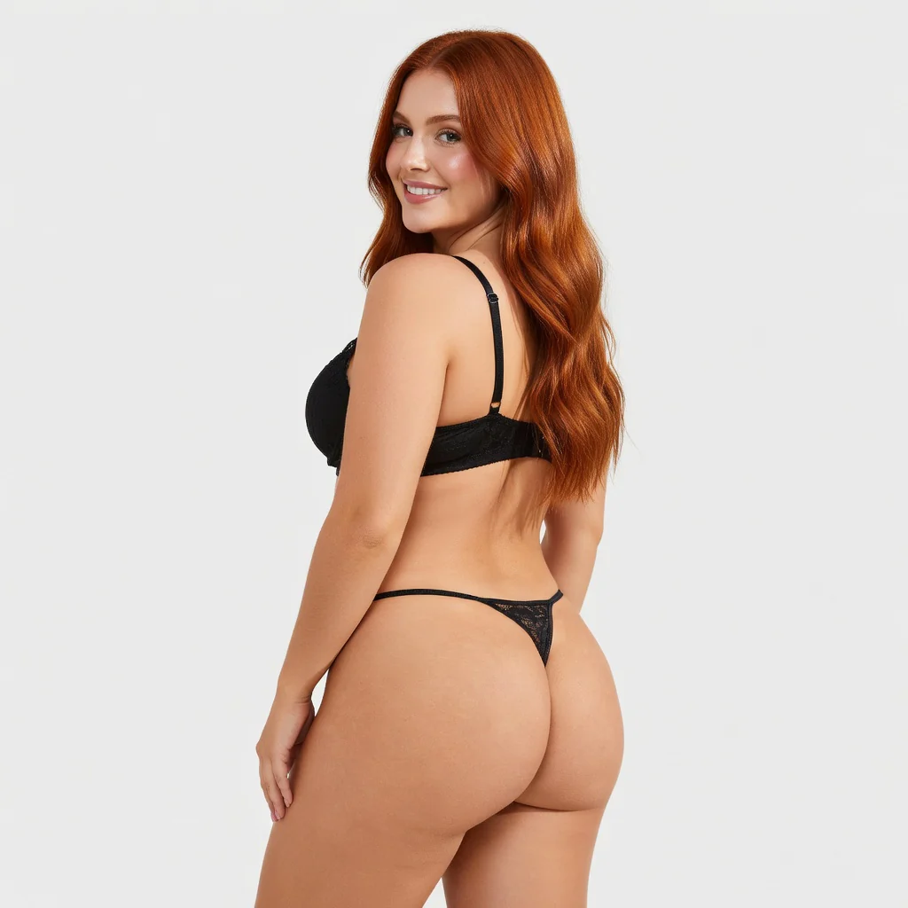 String noir dentelle OhYeah - Image 2