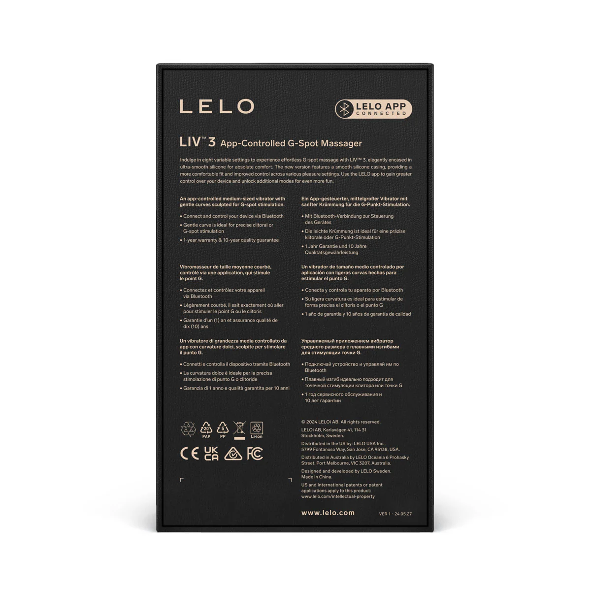 Vibro point G connecté Liv 3 de Lelo - Image 7