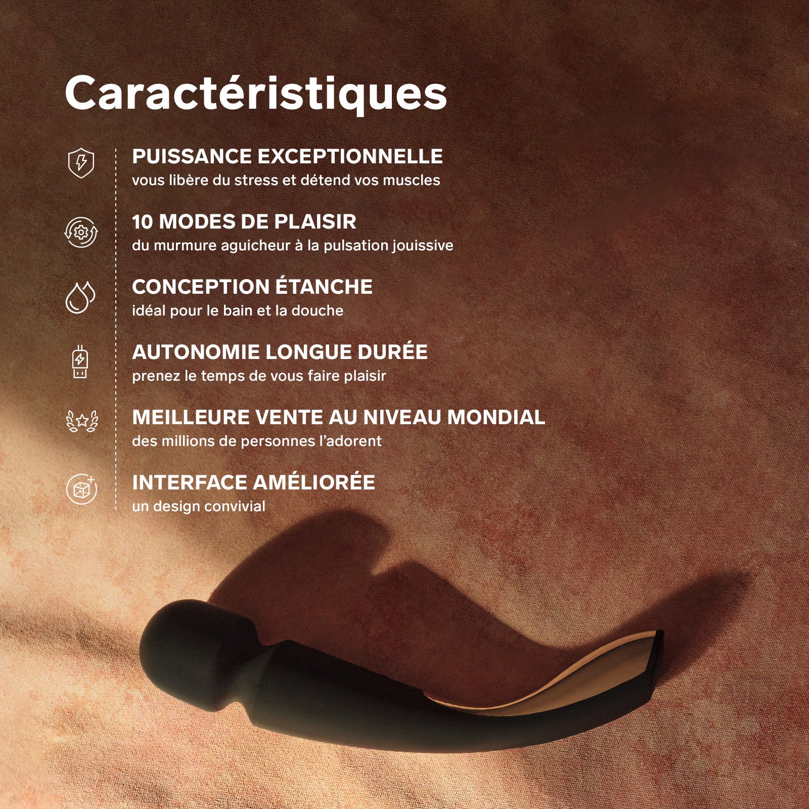 Vibromasseur Smart Wand 2 de Lelo - Image 5