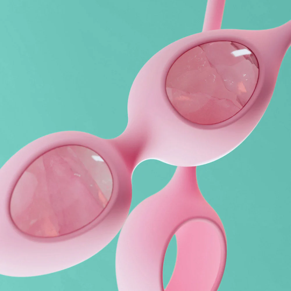 Yonii de Biird boules de kegel en quartz rose - Image 5